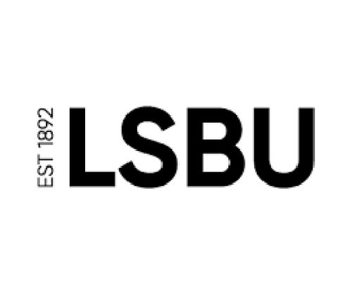 LSBU logo with text "EST 1892