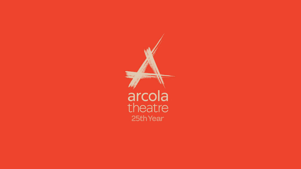 Arcola Theatre 25th Year logo with a stylized 'A