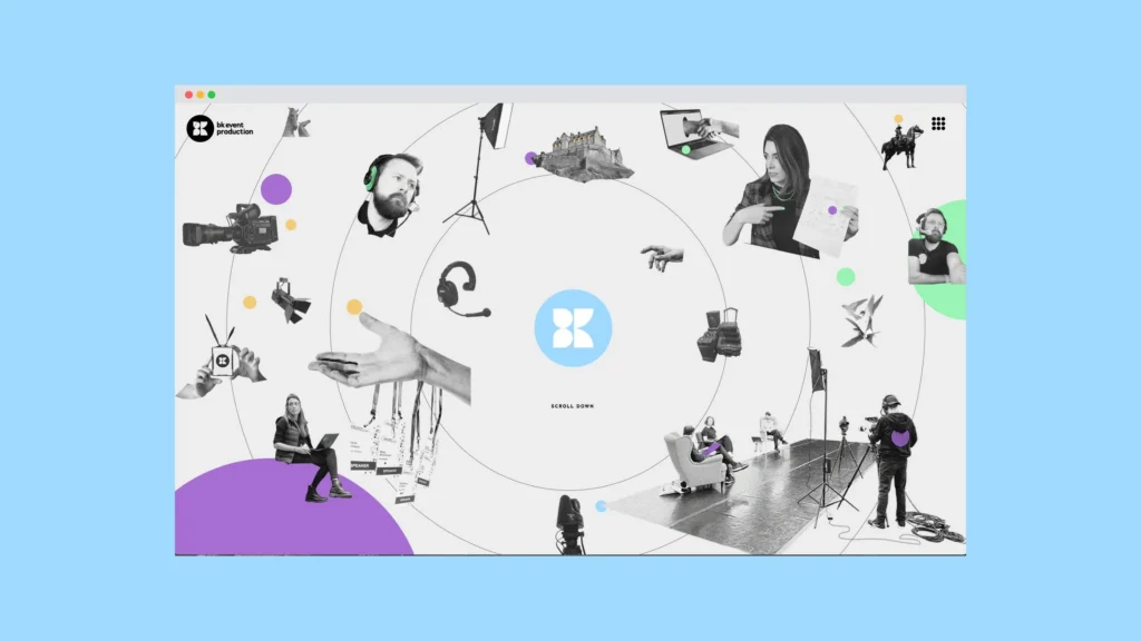 BKA Virtual: Creative production team, event technology, and diverse media elements