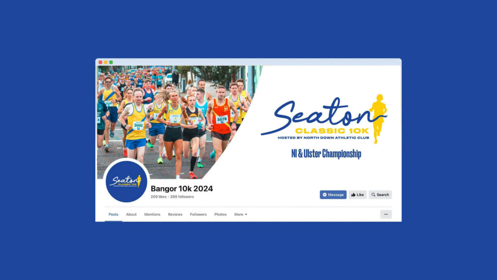 Facebook page for Seaton Classic 10k Bangor 10k, hosted by North Down Athletic Club