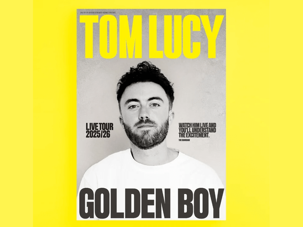 Tom Lucy 'Golden Boy' live tour 2025/26 poster