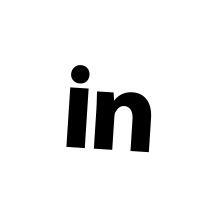 LinkedIn logo on a white background