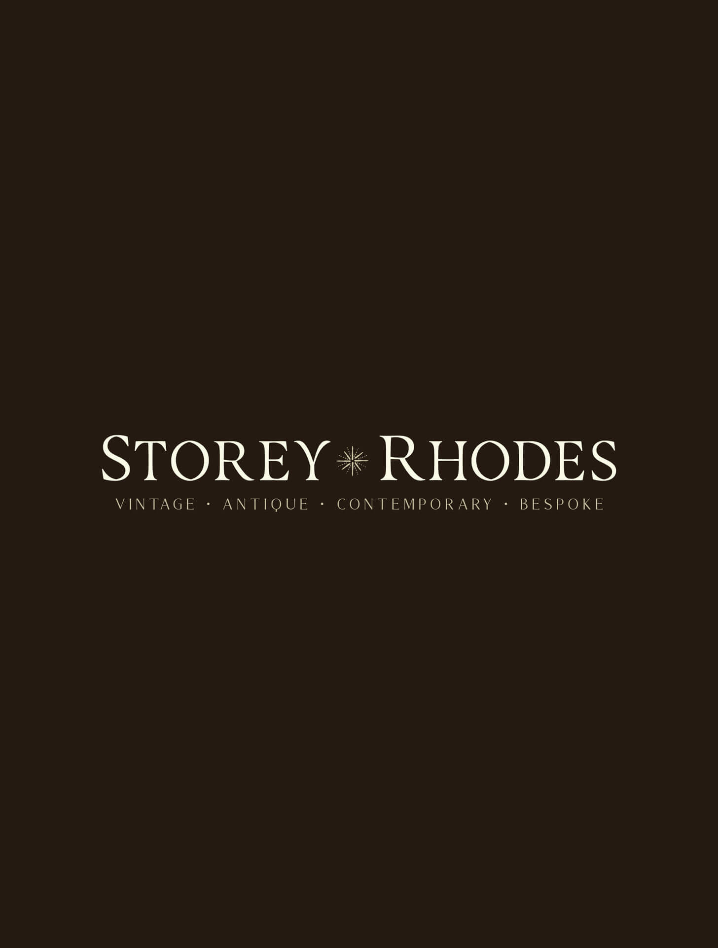 Storey Rhodes logo with Vintage, Antique, Contemporary, Bespoke text