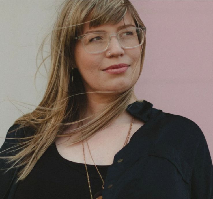 Laura Whitehouse, freelance graphic designer for theatre and film.